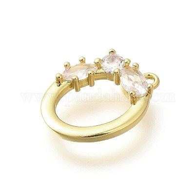 Латунные микро проложить кубического циркония подвески KK-M310-01G-15-1