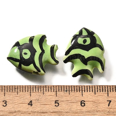 Фарфоровые бусины ручной работы PORC-S002-02E-1