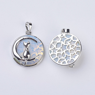 Кулоны для котят из опалита G-K234-D16-1