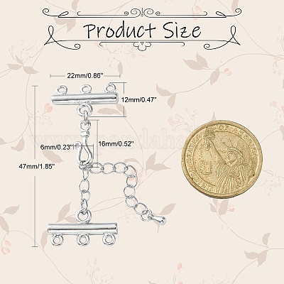 Застежка из латуни KK-E259-N-NR-1