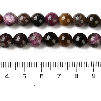 Натуральный турмалин бисер нитей G-L637-A01-8mm-1