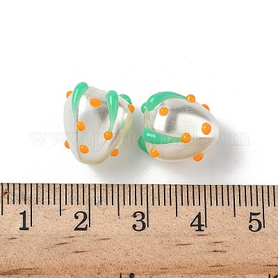 Запекаемые стеклянные бусины LAMP-Z014-02A-1