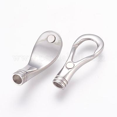 Магнитные застежки из нержавеющей стали 304 с клеевыми концами STAS-L189-09P-1