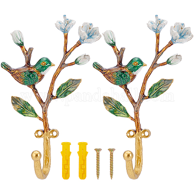 Вешалки-крючки из эмали&nbsp;DIY-WH20007-684G-03-1