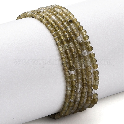 Природные лабрадорита бисер нитей G-Z116-A04-2mm-1