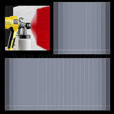 Прямоугольные открытые прозрачные полиэтиленовые пакеты PE-WH0006-01C-1