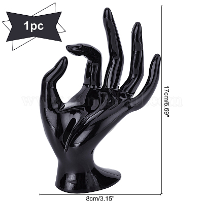 Handmodell mit Kunststoffring&nbsp;RDIS-WH0004-03A-WH-1