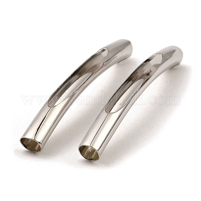 Бисера латунной трубки&nbsp;KK-D040-06P-1