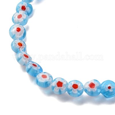 Ручной работы millefiori стеклянные бусины нитки LAMP-G164-11D-1