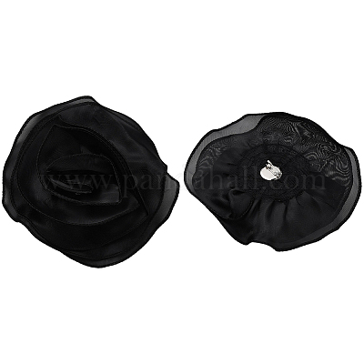 Многорядные броши из полиэстера с цветком JEWB-WH20003-05C-1