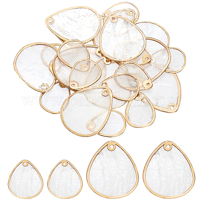 24 шт. 2 стиля подвески в виде ракушек FIND-GA0004-51-1