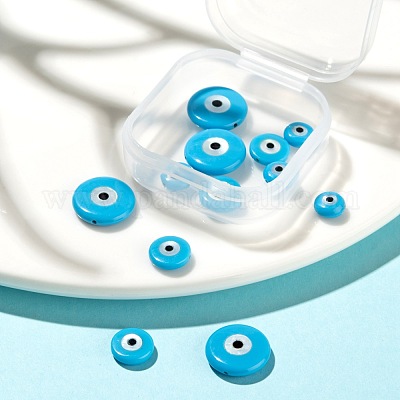 12шт 3 стиля синтетических бирюзовых бусин G-LS0001-72-1