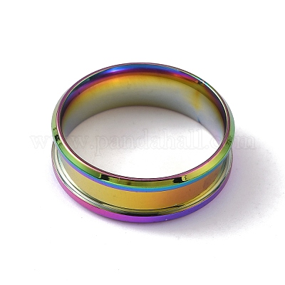 201 закрепка для кольца из нержавеющей стали с канавками STAS-TAC0002-80B-M-1