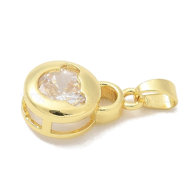 Стойки обшивки латунь микро проложить Циркон подвеску KK-K293-22G-1