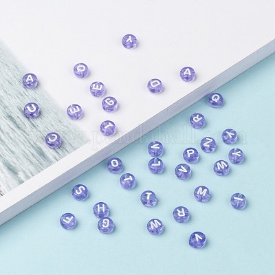 Прозрачные акриловые бусины X-TACR-N002-04H-1