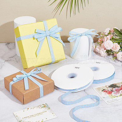 Нейлоновая лента с узором «тартан» для аксессуаров одежды OCOR-WH0097-55B-1