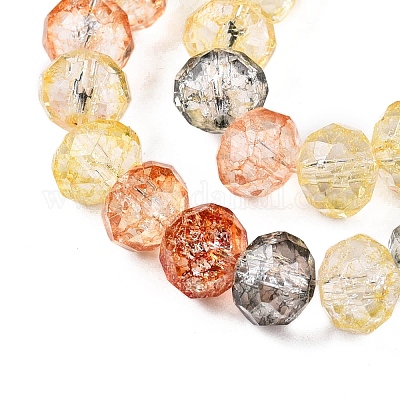 Прозрачные стеклянные бусины GLAA-T023-6mm-A10-1