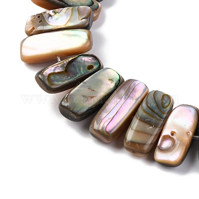 Природные пауа бусы нити BSHE-B007-01-1