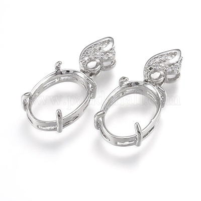 Сеттинги для кулона (кабошонов) KK-K196-08P-1