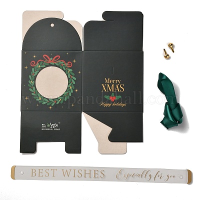 Рождественские складные подарочные коробки CON-M007-01B-1