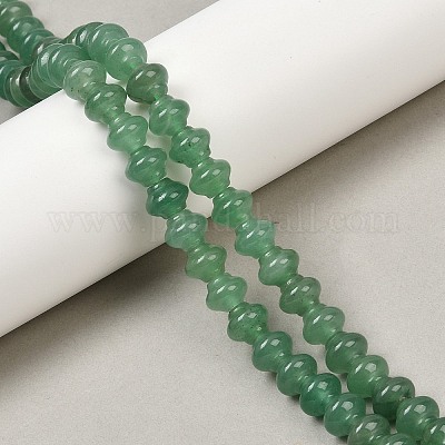 Естественный зеленый авантюрин бисер нитей G-P595-C03-01-1