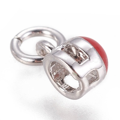 Латунь эмаль подвески KK-L188-04A-P-1