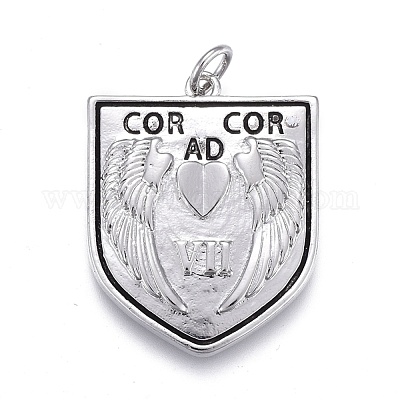 Латунь эмаль подвески ZIRC-M108-42-P-1