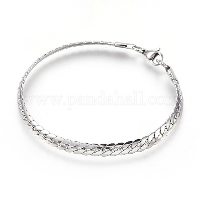 Браслеты из нержавеющей стали 304 BJEW-L636-02A-P-1