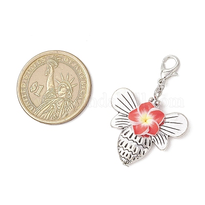 Кулон из полимерной глины ручной работы HJEW-JM03619-1