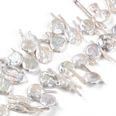 Натуральный жемчуг в стиле барокко кеши PEAR-S018-06F-1