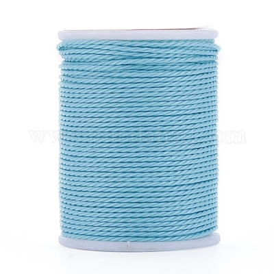 Круглый вощеный полиэфирный шнур YC-G006-01-1.0mm-06-1