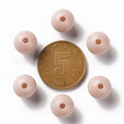 Непрозрачные акриловые бусины MACR-S370-C10mm-34-1