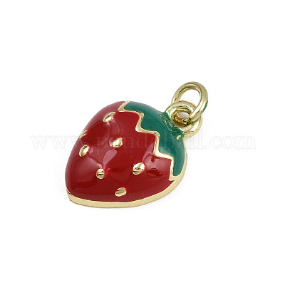 Латунь эмаль подвески KK-D409-44G-B-1