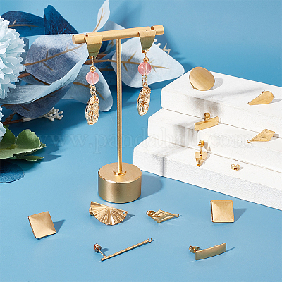 16 шт. 8 стиля серьги-гвоздики из нержавеющей стали 304 фурнитура STAS-UN0042-34-1