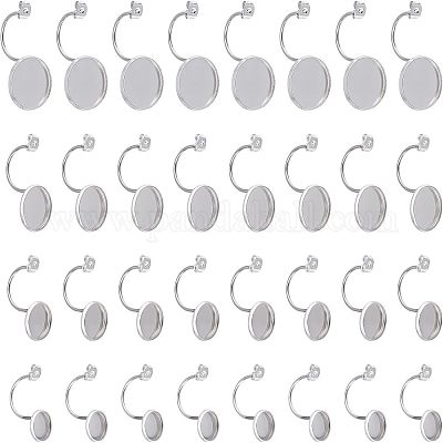 32 шт. 4 стиля 304 нержавеющая сталь ушные гайки STAS-UN0033-26-1