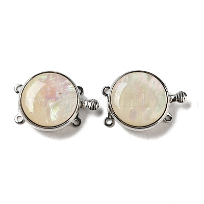 Белая застежка-ракушка G-C104-06A-P-1