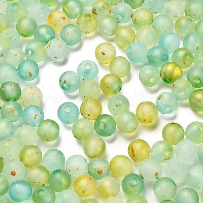 Матовые прозрачные акриловые бусины OACR-F013-13H-1