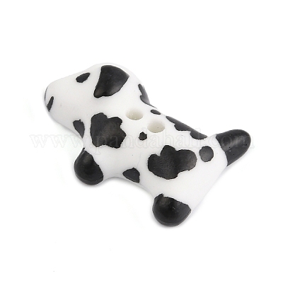 Керамические пуговицы собака BUTT-I018-01B-02-1