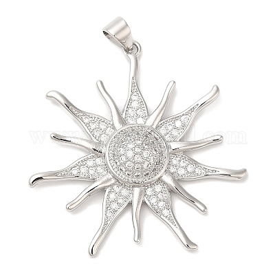 Латунные микро проложить кубического циркония подвески KK-Q775-06P-1