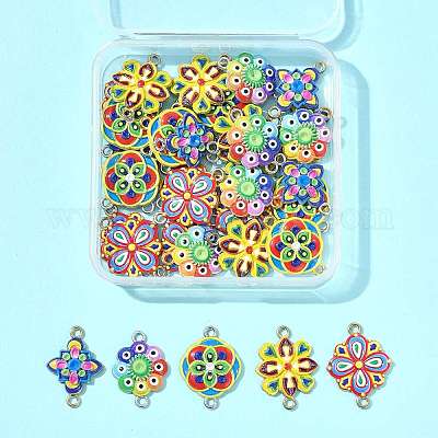 40 шт. 10 стиля подвесок-соединителей из сплава ENAM-FS0003-61-1