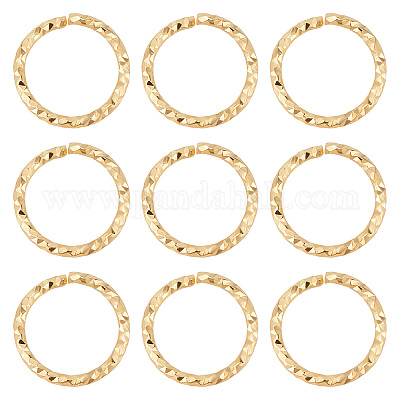 30шт латуни кольца прыжок KK-BBC0004-38-1