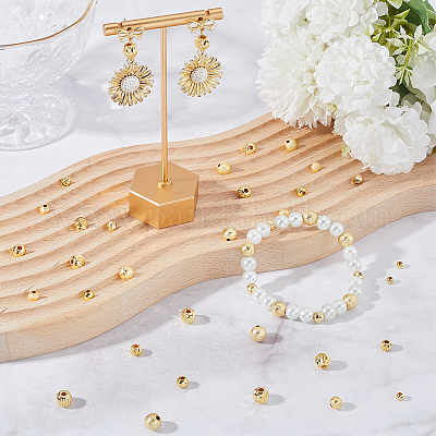 120шт 10 стиля латунные бусины KK-SC0005-40-1