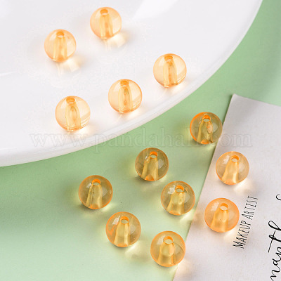 Прозрачные акриловые бусины MACR-S370-A10mm-719-1