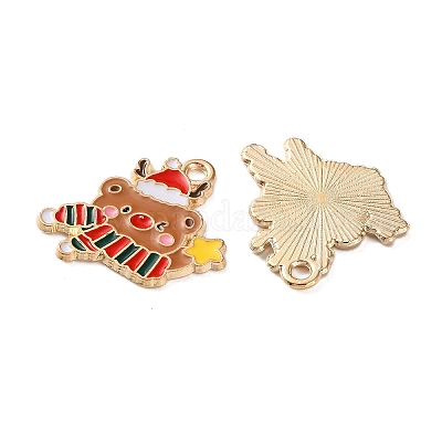 Подвески из эмали и сплава ENAM-I061-01KCG-22-1