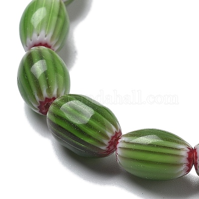 Ручной работы millefiori стеклянные бусины нитки LAMP-F035-12G-1