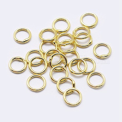 925 runde Ringe aus Sterlingsilber STER-F036-03G-0.5x5-1