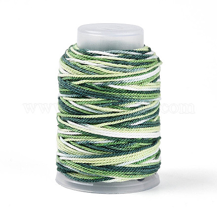 35 м окрашенный сегментный хлопковый шнур для макраме&nbsp;OCOR-T017-06A-1