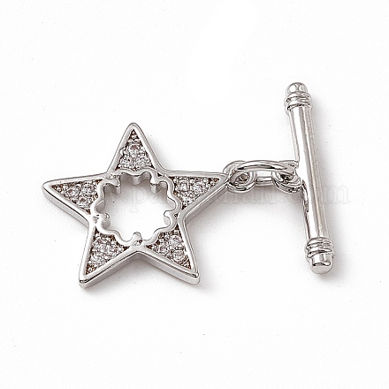 Латунные застежки-молнии из прозрачного кубического циркония KK-K271-05P-1