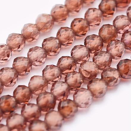 Chapelets de perles de grenat naturel G-O166-13B-2mm-1