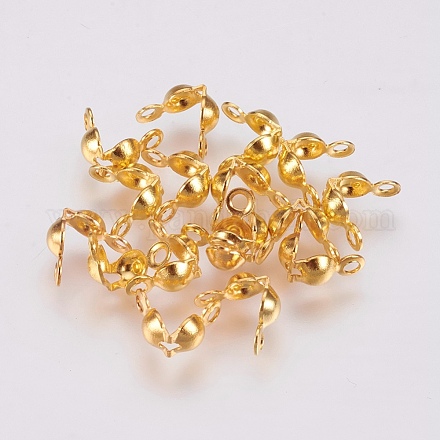 Bouts de perle en laiton KK-J202-56G-1